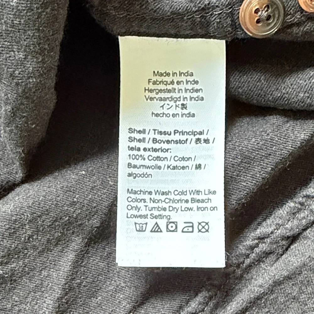 J. Crew Classic Brushed Twill Button Down Shirt, Size Medium